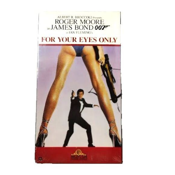For Your Eyes Only VHS 1981 Movie PG James Bond Roger Moore NEW Sealed - Picture 1 of 3
